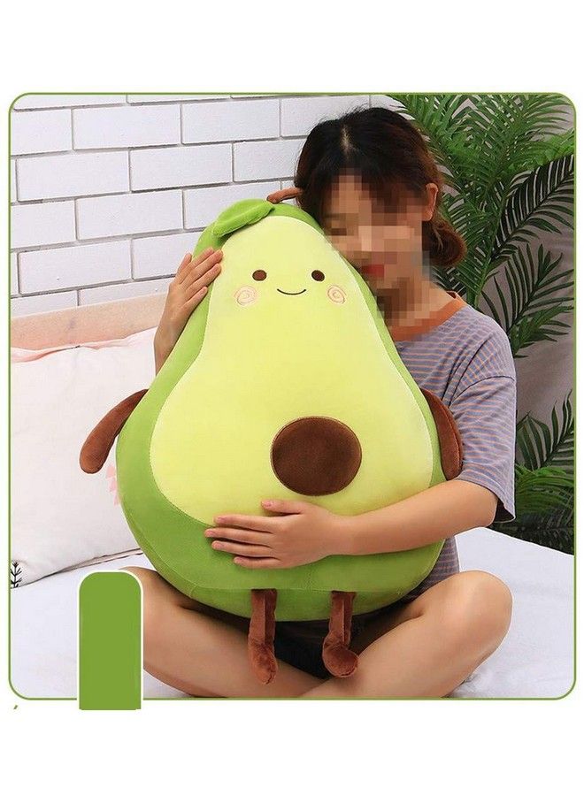 XICHEN 27 Inch Green Large Simulation Avocado Plush Toy Doll Sleeping Pillow Doll Doll Holiday Warm Gift Plush Toy Pillows (Seated) - Image 1