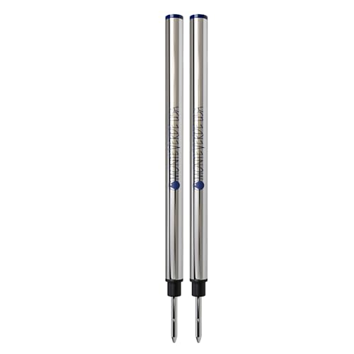 Monteverde USA Capless Ceramic Rollerball Refills to Fit Pelikan Rollerball Pens, Medium Point, Blue/Black, 2-Pack, Smooth Writing Technology - Image 1