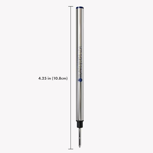 Monteverde USA Capless Ceramic Rollerball Refills to Fit Pelikan Rollerball Pens, Medium Point, Blue/Black, 2-Pack, Smooth Writing Technology - Image 3