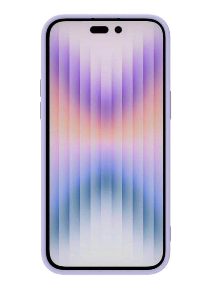 Nillkin CamShield Silky silicon case for Apple iPhone 15 Pro Max 6.7 (2023)-Light Purple - Image 2