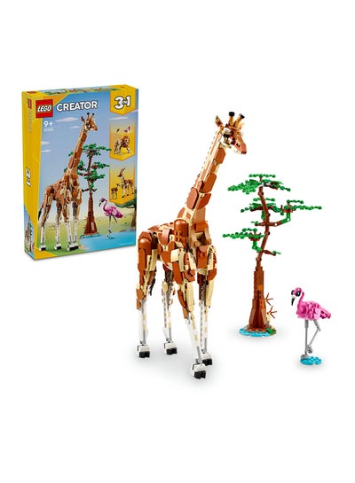 LEGO Creator 3in1 Wild Safari Animals Nature Toys Set 31150 (Age 9+, 780 Pieces)