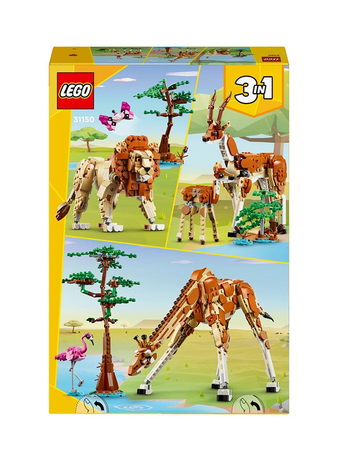 LEGO Creator Wild Safari Animals 31150 (780) Pieces