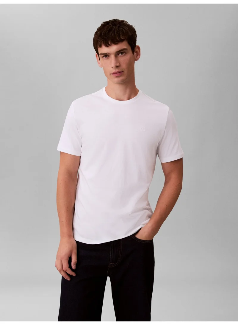 Monogram Logo Cotton T-Shirt
