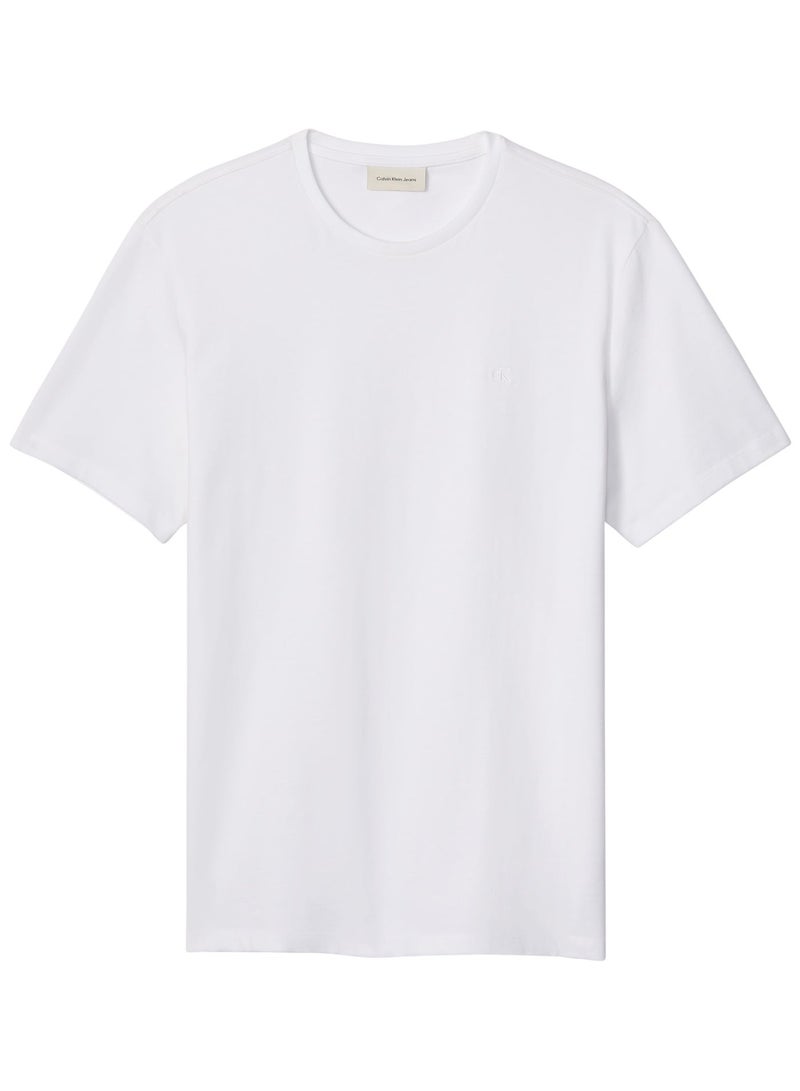 CALVIN KLEIN Monogram Logo Cotton T-Shirt - Image 5