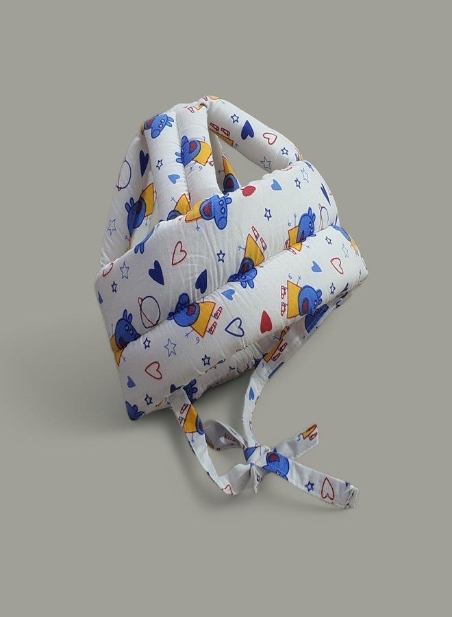 FinchGold Baby Safety Helmet, Head Protector for Toddlers, 6-24 Months, Multi-Print Design (White) - Image 2