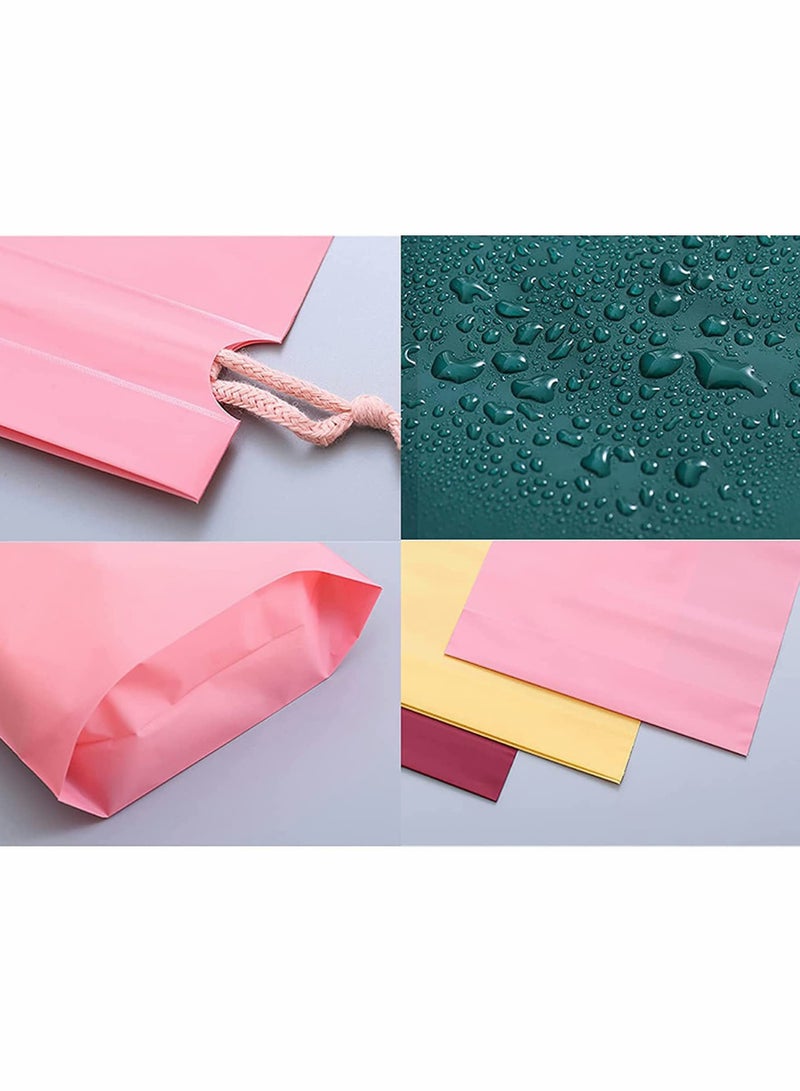 Zikra حقائب تخزين السفر، 12 قطعة حقائب سفر محمولة، أكياس تخزين ملابس وأحذية قابلة لإعادة الاستخدام، أكياس تخزين مقاومة للماء، أكياس تخزين الأمتعة (6 ألوان، 21x29 سم) - Image 3