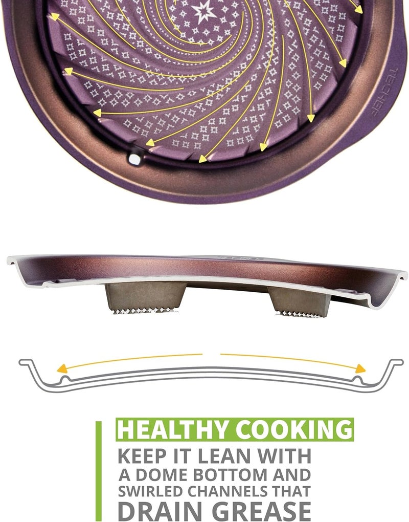 Techef - Stovetop Korean BBQ Non-Stick Grill Pan with Agni Portable Gas Stove Burner, Made in Korea (Master KBBQ Set) - Image 4