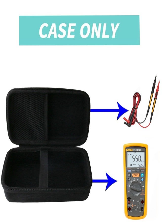 WERJIA Hard Case Compatible with Fluke 17B+ /Fluke 15B+ Digital Multimeter and Accessories (Case Only) - Image 3