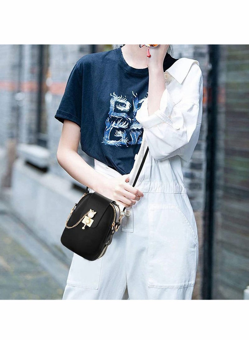 Stylish Mini Crossbody Bag for Women, Adjustable Strap, Lightweight Waterproof Shoulder Purse, Versatile Solid Pattern Handbag - Image 3