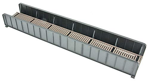 Walthers Cornerstone HO Scale Model 90' Single-Track Railroad Through Girder Bridge - Kit - Image 3