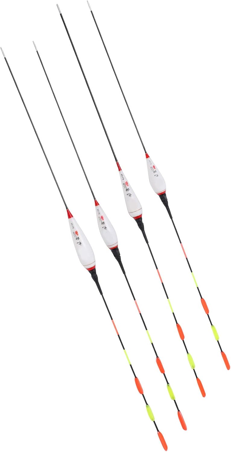klarako Pack of 4pcs Waterproof Fishing Float Bite, Shadowless Nano Night Electronic Buoy Fishing Float for Night Fishing - Image 3