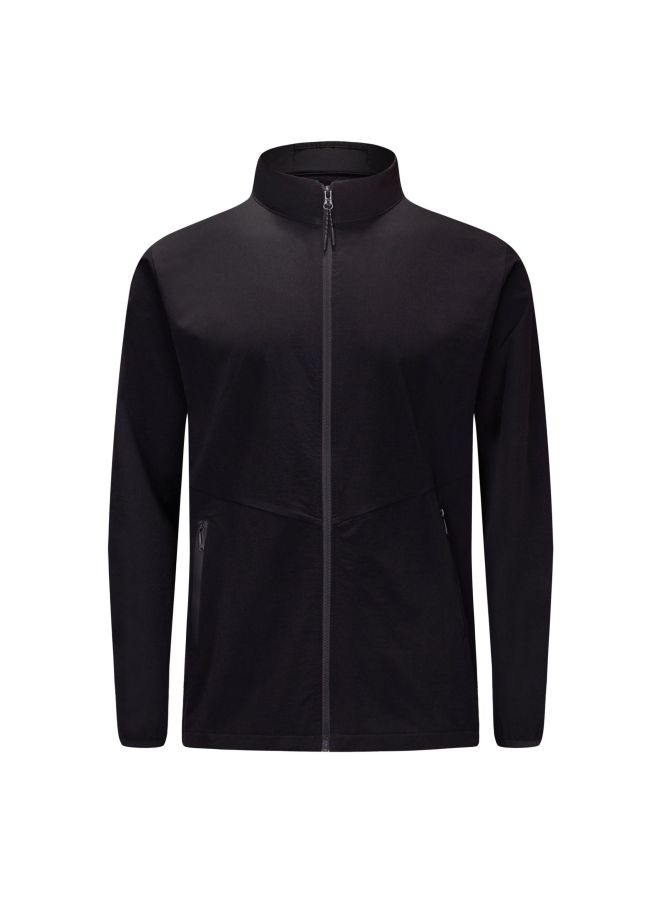 Autumn Winter Sun Protection Windproof Waterproof Sports Training Jacket Slim Fit Woven Collar Fitness Running Jacket for Men and Women