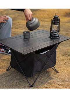 Generic Roll Up Camping Table Portable - 40s Setup Compact Folding Desk for Hiking, 4WD, Beach | Ultra-Light 3.3lbs | Waterproof Oxford Fabric & Aluminum Frame  - Image 3