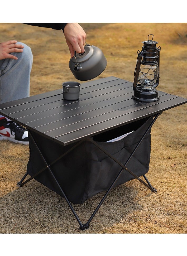 Generic Roll Up Camping Table Portable - 40s Setup Compact Folding Desk for Hiking, 4WD, Beach | Ultra-Light 3.3lbs | Waterproof Oxford Fabric & Aluminum Frame  - Image 3