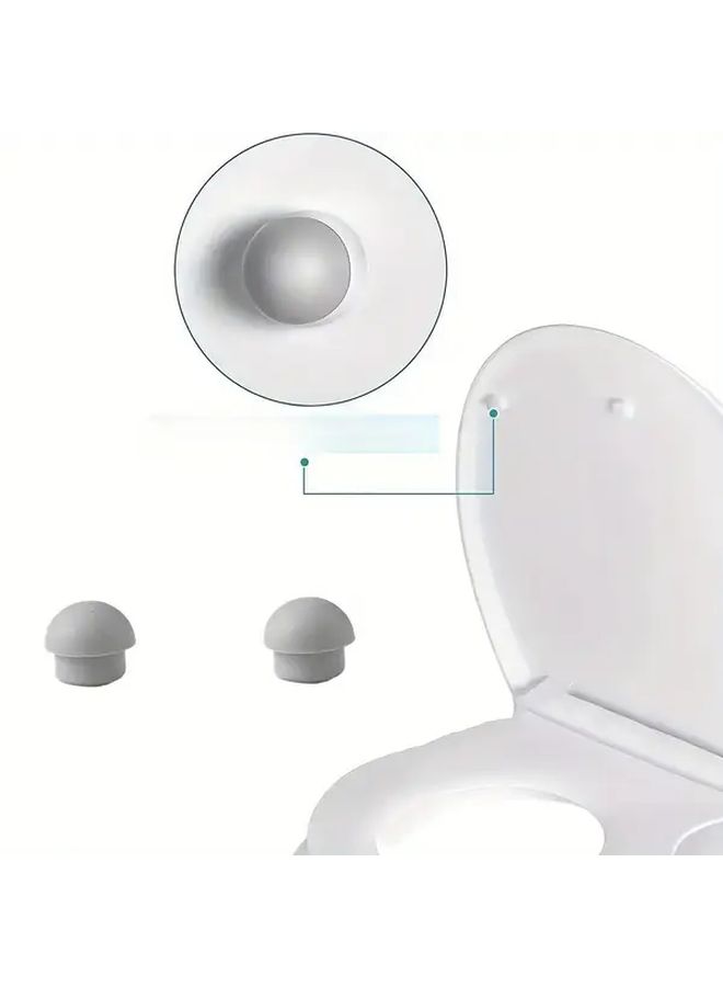 Soft Toilet Seat Bumpers 16pcs Rubber Cushion Pads For Secure Installation - Image 2