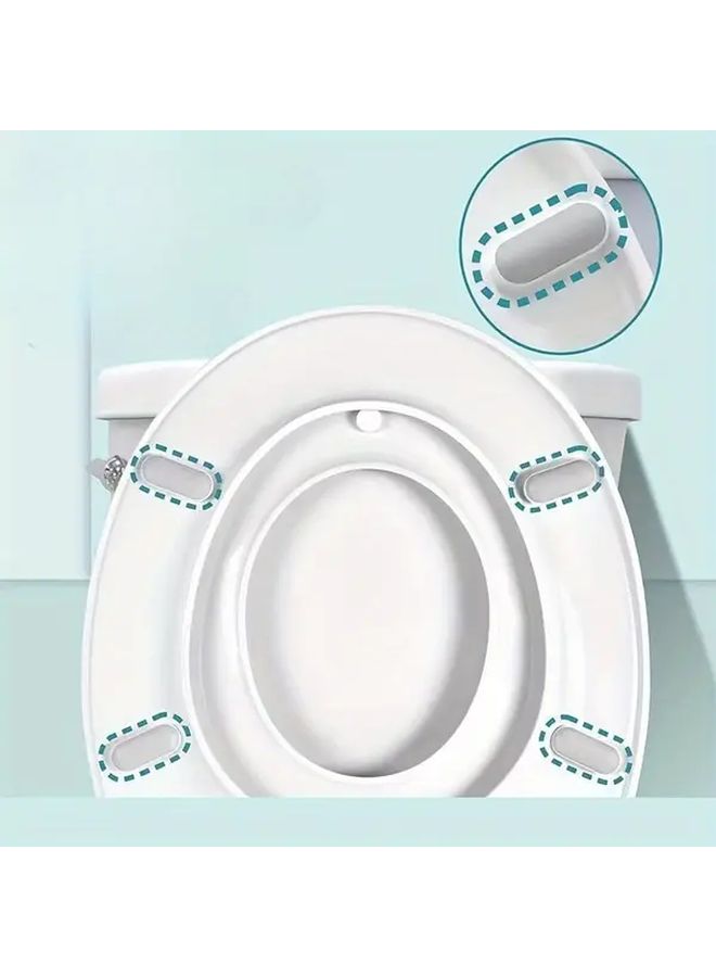Soft Toilet Seat Bumpers 16pcs Rubber Cushion Pads For Secure Installation - Image 1