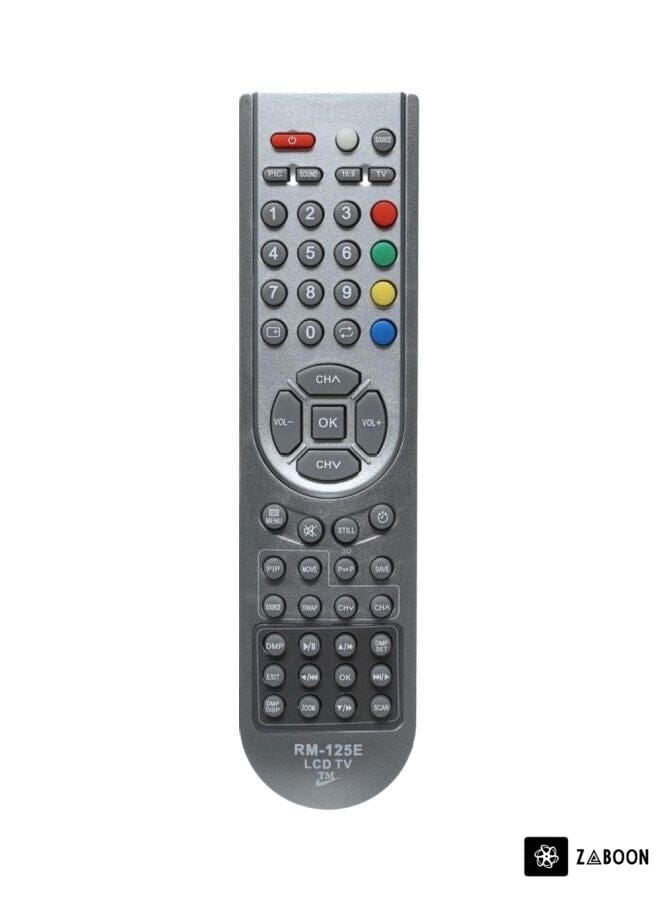 Zaboon remote control for hisense screen grey