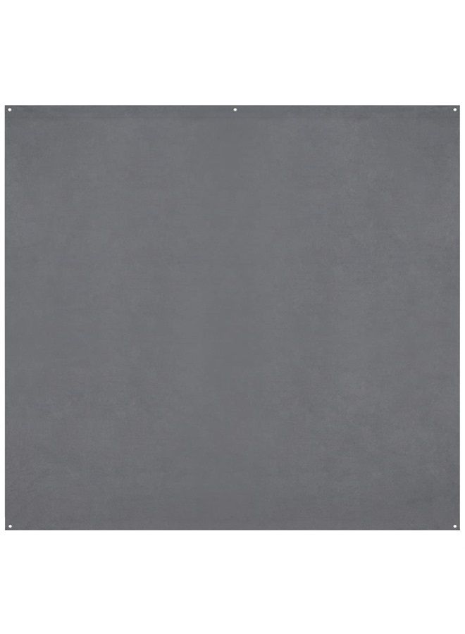Westcott X-Drop Pro Wrinkle-Resistant 8' x 8' (2.44 x 2.44m) Backdrop for Headshots, Photoshoots, Group Portraits, Video Interviews, & Photo Booths - Portable and Travel Friendly (Neutral Gray) - Image 1