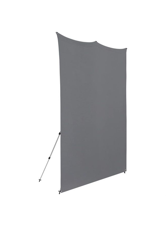 Westcott X-Drop Pro Wrinkle-Resistant 8' x 8' (2.44 x 2.44m) Backdrop for Headshots, Photoshoots, Group Portraits, Video Interviews, & Photo Booths - Portable and Travel Friendly (Neutral Gray) - Image 3
