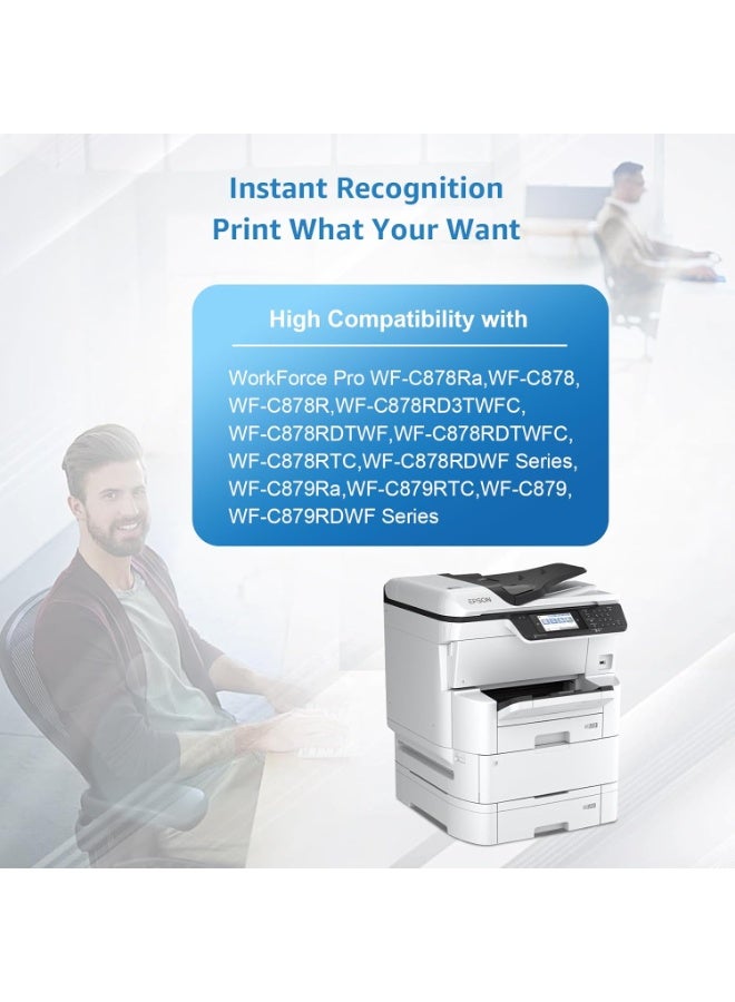 Terabyte T05A1 T05A2 T05A3 T05A4 Cartridges Replacement for EPS Workforce Pro WF-C878Ra WF-C878RD3TWFC WF-C878RDTWF WF-C878RTC WF-C879Ra WF-C879RTC (4 Pack) - Image 3