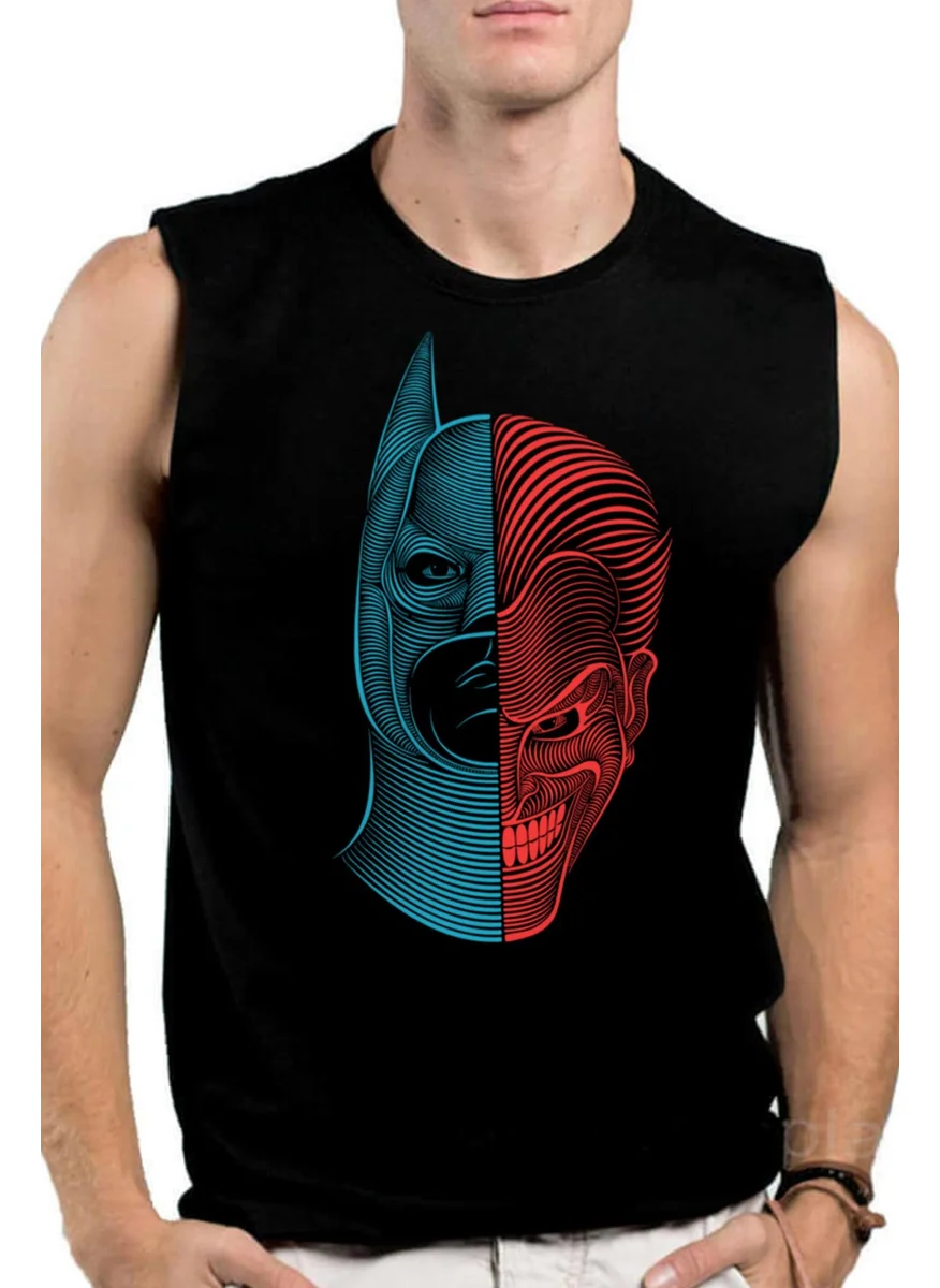 Rock&Roll Half Hero Black Cutaway Sleeve | Sleeveless Men's T-Shirt | Athlete