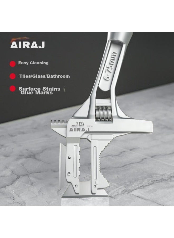 ARRIZO Airuize Bathroom Wrench, Adjustable Wrench, Wide-mouth, For Drain Pipes, Faucet Repair, Multi-functional, Universal Wrench, Classic Model - Image 5