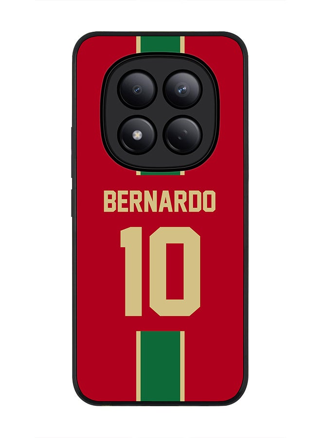 For Xiaomi Redmi Note 15 Pro 4G Case,Slim fit Camera Protection, Shockproof Thin Phone cover  - Football - Portugal,  Bernardo
