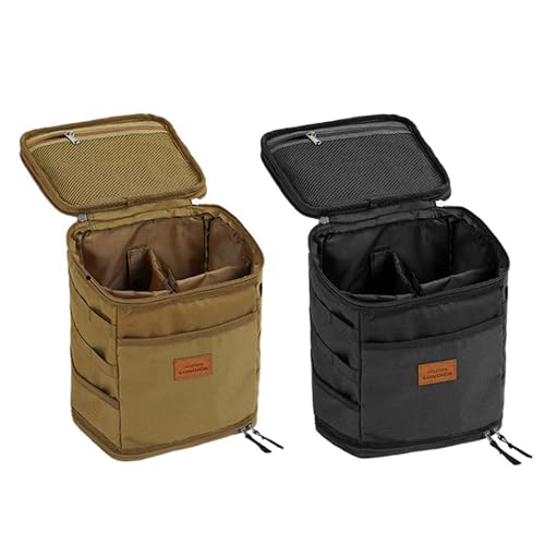 URTERYSER Outdoor Camping Tank Storage Bag Large Capacity Tool Bag Picnic Cookware Utensils Organizer for Women Men Tableware Storage Bag - Image 3