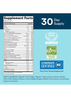 SmartyPants Teen Guy Complete Daily Gummy Multivitamin Vitamin D3, Lutein/Zeaxanthin, 120 Count  - Image 3