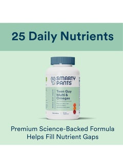 SmartyPants Teen Guy Complete Daily Gummy Multivitamin Vitamin D3, Lutein/Zeaxanthin, 120 Count  - Image 4