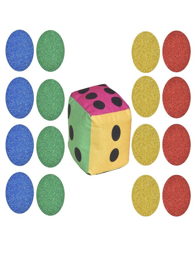 TIB Kid's Ludo Print Designer Interlocking Play Mat with Dice and Tokens - Pack of 4 ( Thickness:10 mm ) - Image 5