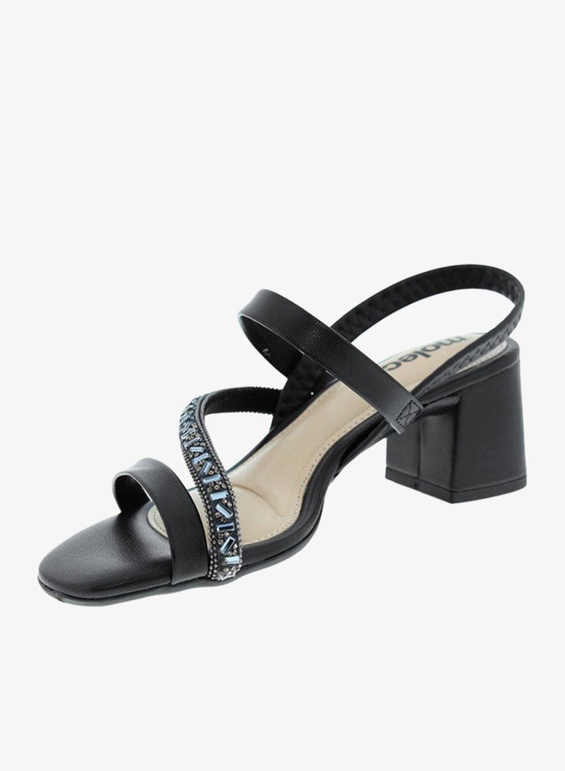 MOLECA Mid Heels Sandals for Women – Sling Back Heel Sandals for Girls with Ankle Strap - Image 2