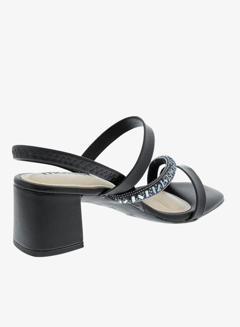 MOLECA Mid Heels Sandals for Women – Sling Back Heel Sandals for Girls with Ankle Strap - Image 1