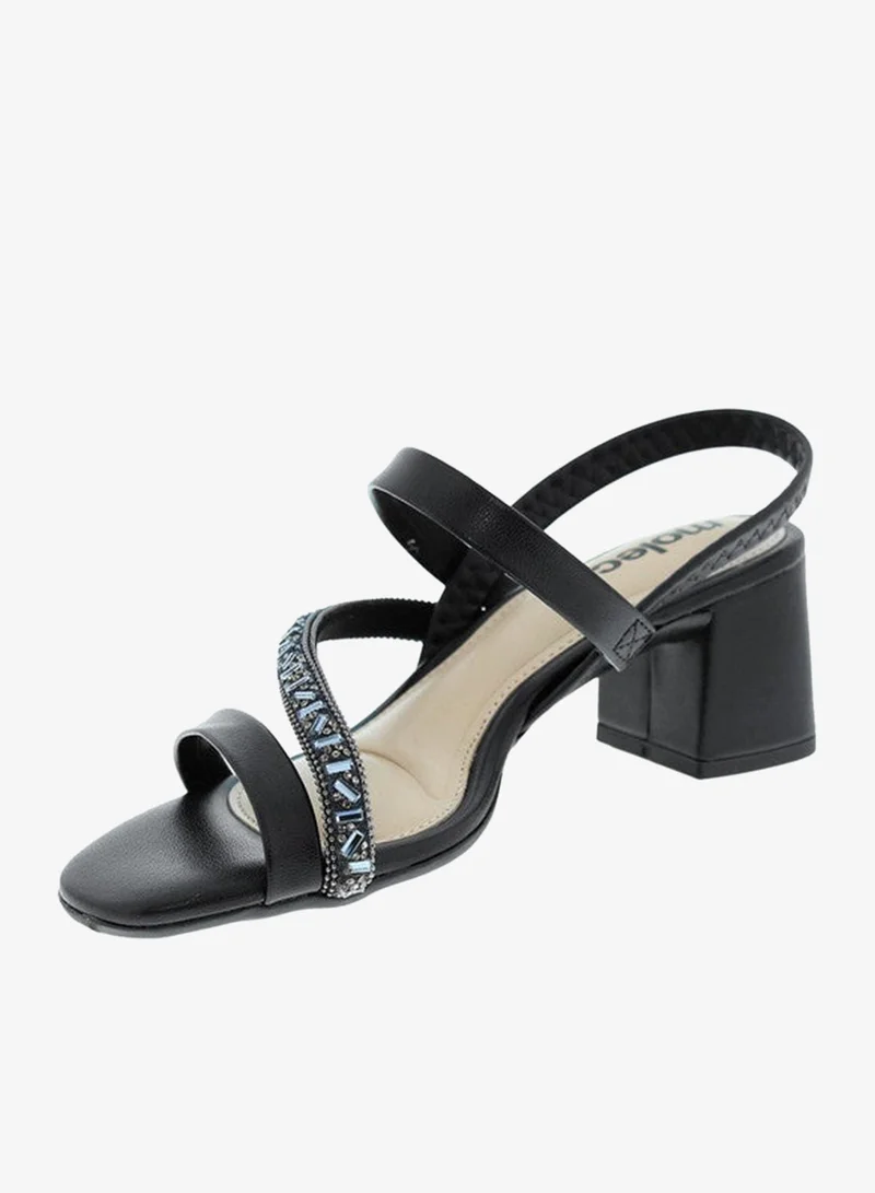 MOLECA Mid Heels Sandals for Women – Sling Back Heel Sandals for Girls with Ankle Strap