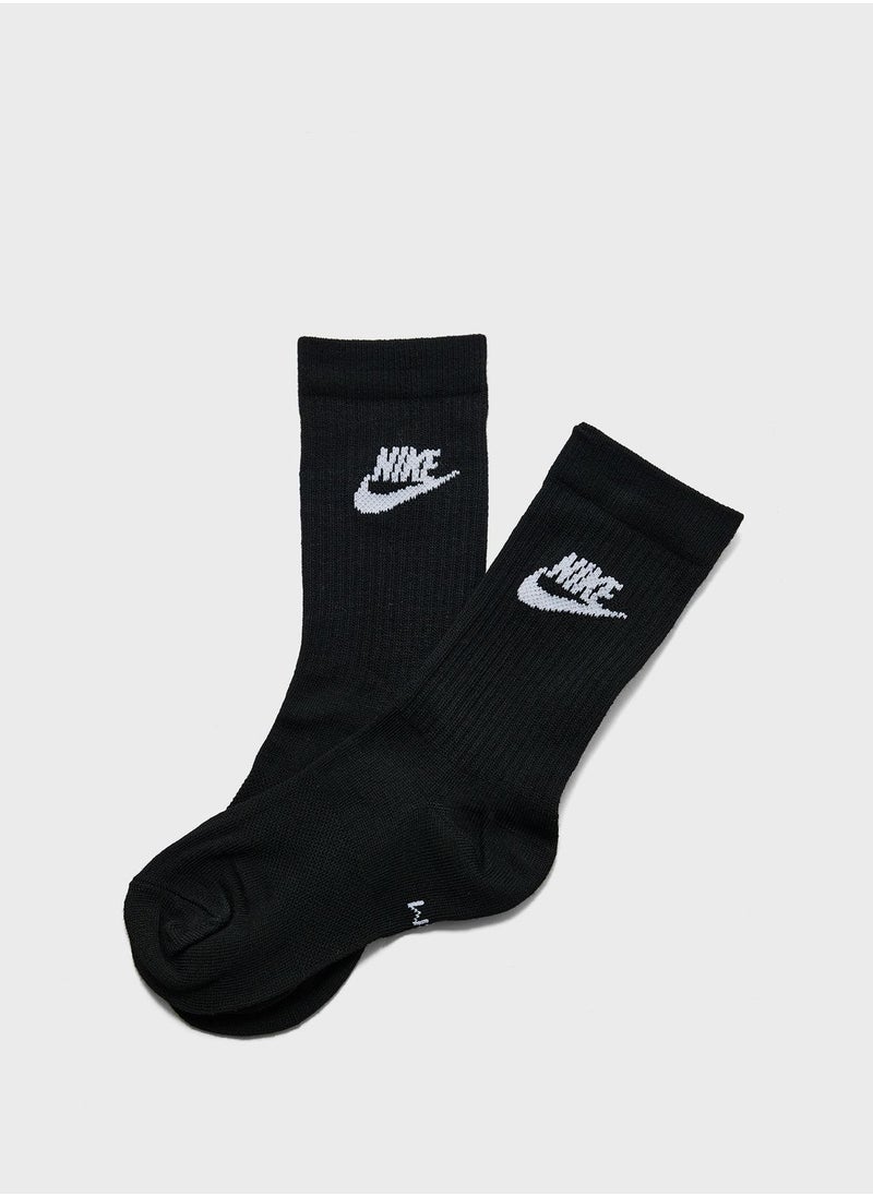 Nike 3 Pack Nsw Everyday Essential Crew Socks  - Image 2