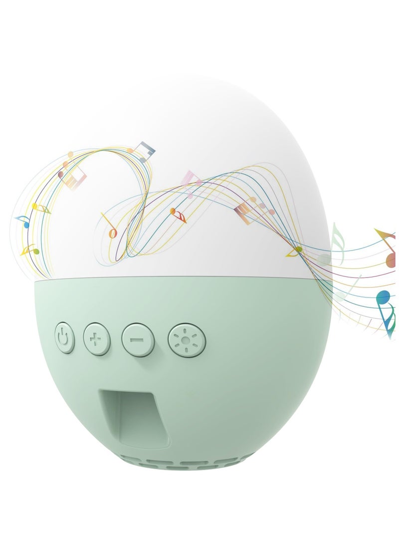 Wireless Baby White Noise Machine with 5 Color Night Light, Portable Sound Machine, 13 Soothing Sounds and Music, Adjustable Volume, Memory Function, Ideal for Kids, Home, Travel
