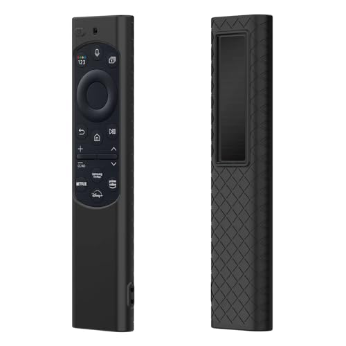 RAYA Silicon Protective Case Cover Compatible with Samsung Smart TV Remote Control 2022-2026 TM2280E QLED TV BN68-13897A [Remote NOT Included] (Black) - Image 1
