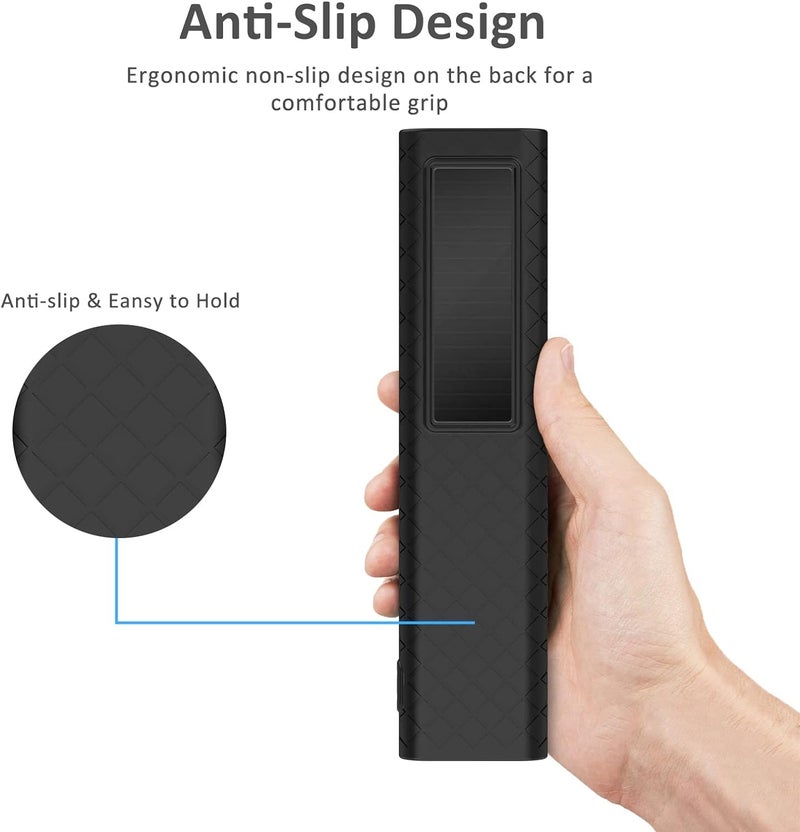 RAYA Silicon Protective Case Cover Compatible with Samsung Smart TV Remote Control 2022-2026 TM2280E QLED TV BN68-13897A [Remote NOT Included] (Black) - Image 5