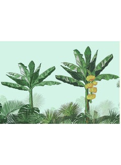 DHARA CREATION Dhara Creation Green Banana Tree 5FT7FT Backdrop Cloth for Pooja Decoration WeddingSatyanarayan Pooja Traditional Background Curtain Cloth for Festival Washable Fabric  - Image 4