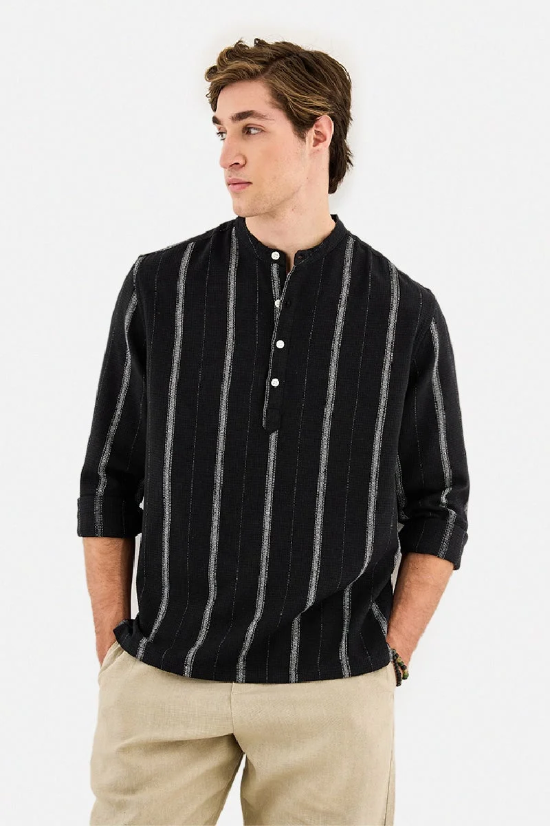 سنيتش قميص كورتا بياقة صينية