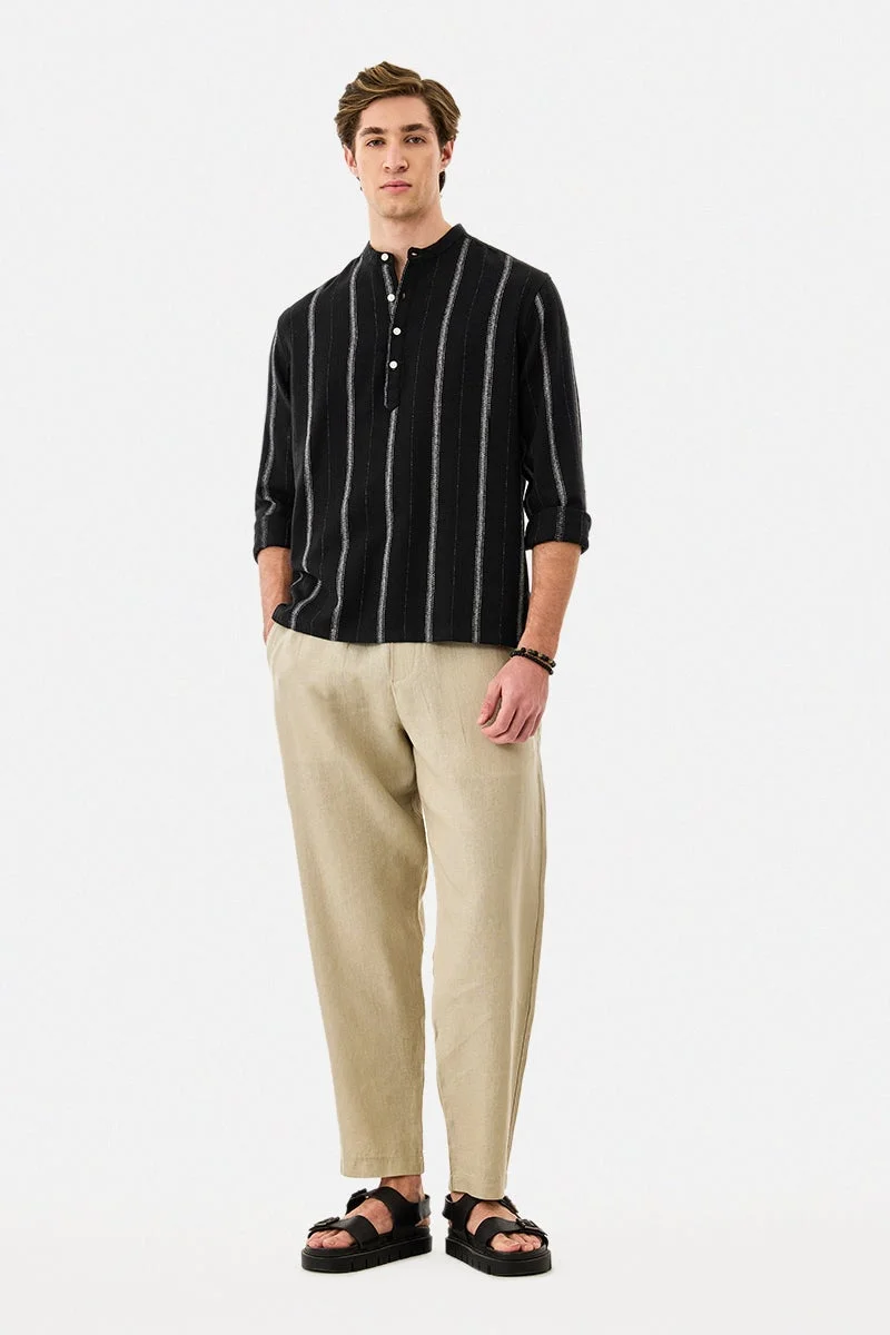 سنيتش قميص كورتا بياقة صينية