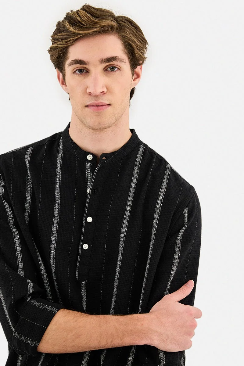 SNITCH Chinese Collar Kurta Shirt