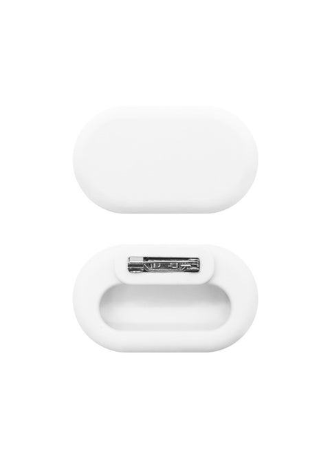 Suitable For Samsung Galaxy SmartTag2 Pin Tracker Case Locator Protection-Color:White-Applicable Models:Samsung Galaxy Smarttag2