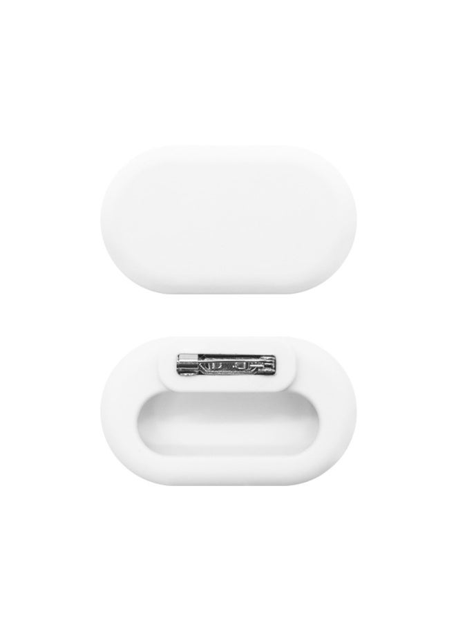 Suitable For Samsung Galaxy SmartTag2 Pin Tracker Case Locator Protection-Color:White-Applicable Models:Samsung Galaxy Smarttag2