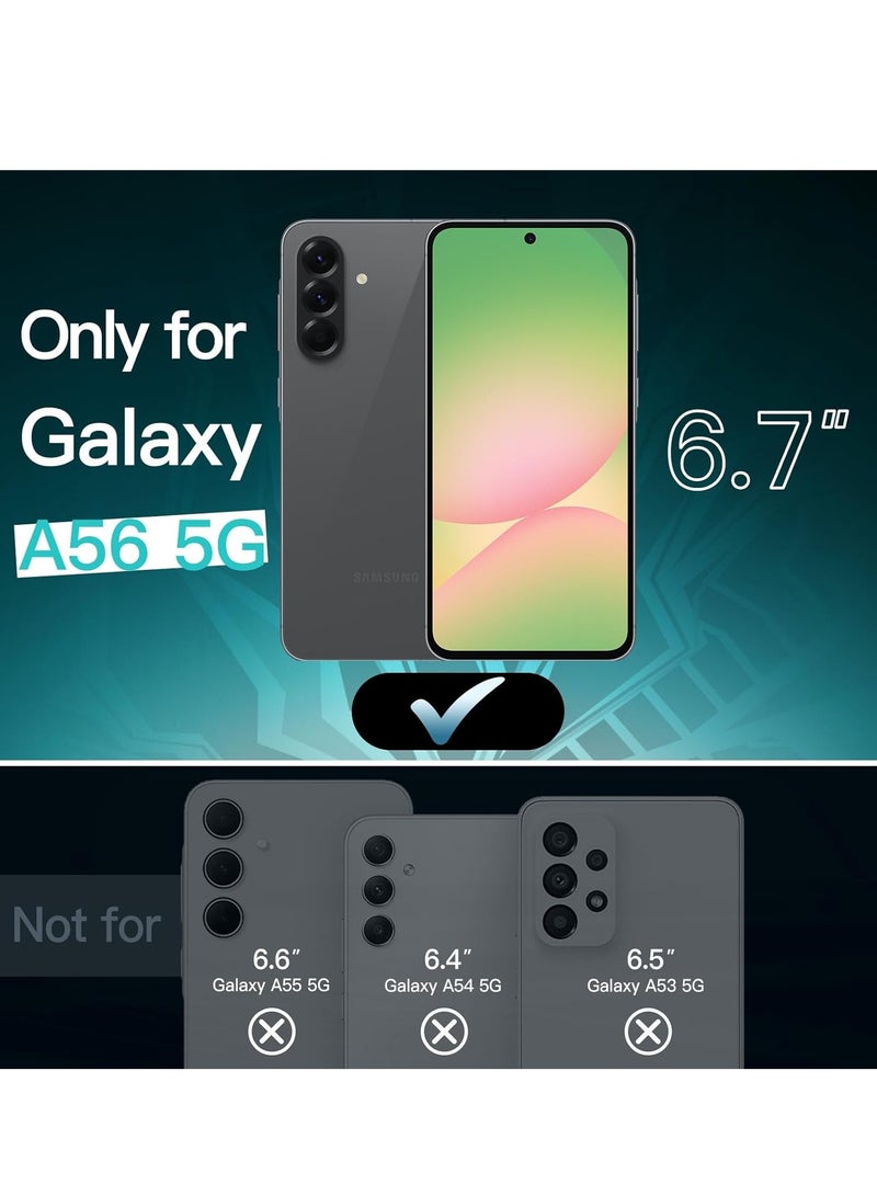 DUSALA Samsung Galaxy A56 Case Kickstand Foldable Magnetic Cover Grip Holder Protective Case For Samsung Galaxy A56 6.7-inch - Image 2