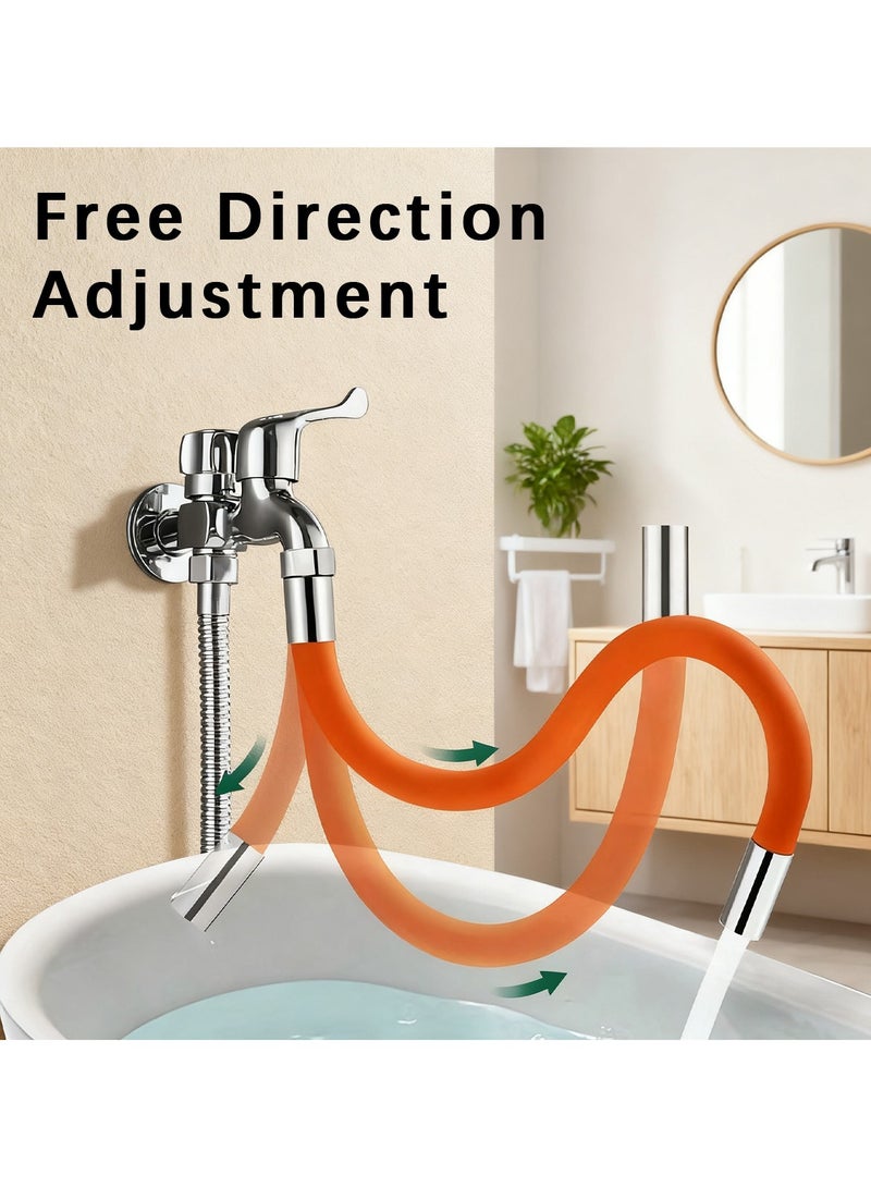 ACYYH Kitchen Sink Faucet Aerator Extension Kit, Anti Splash Attachment, Can be fitted to Kitchen, Sink Faucets, Bathroom Taps and Lavatory Faucets. - Image 4