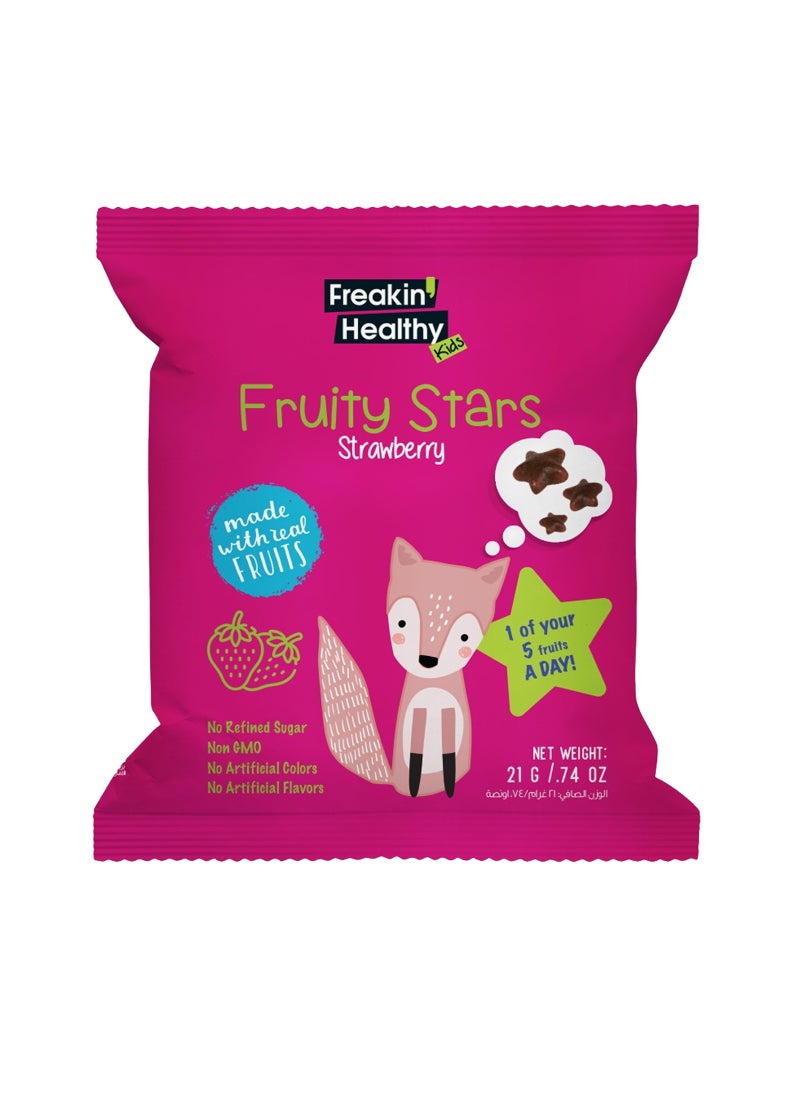 Freakin Healthy Strawberry Fruity Stars 21g - Image 1