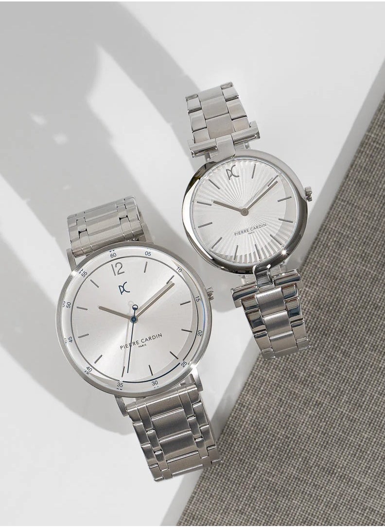 pierre cardin Pierre Cardin Stainless Steel Analog Men's Watch With Silver CBA.4009  - Image 5
