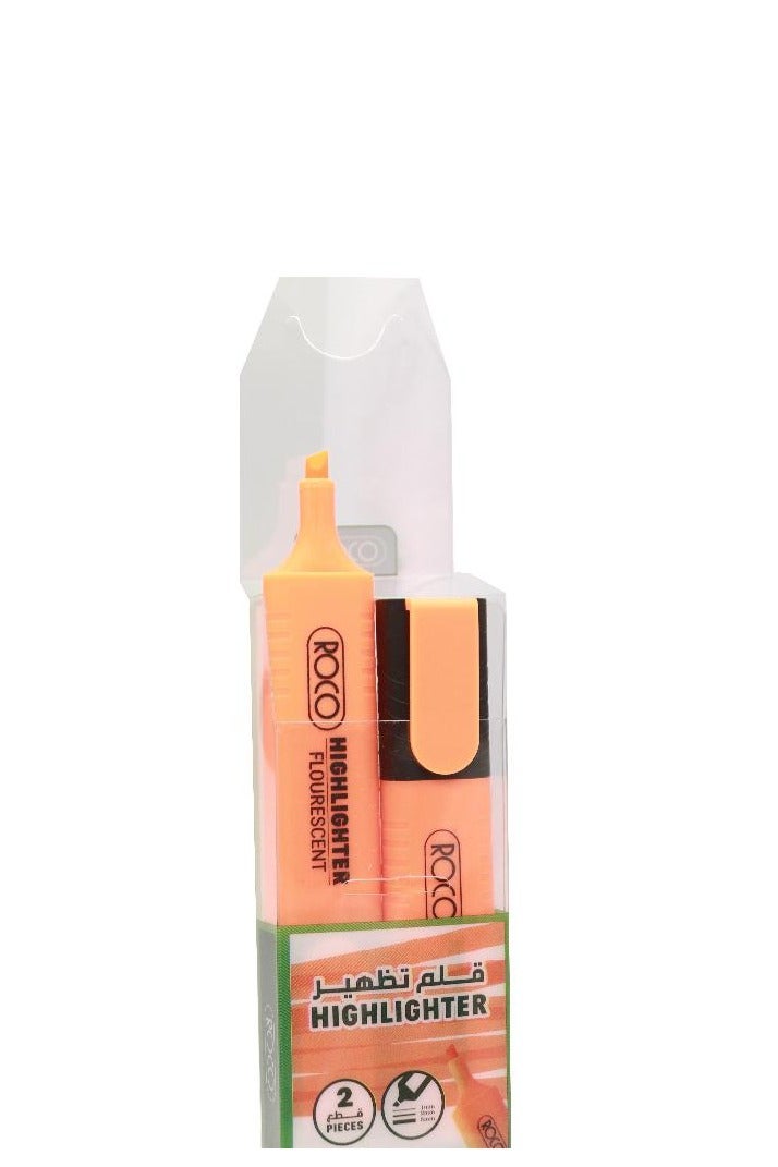ROCO 120 Highlighter 1.2 - 5 mm Chisel Tip Orange - Image 2