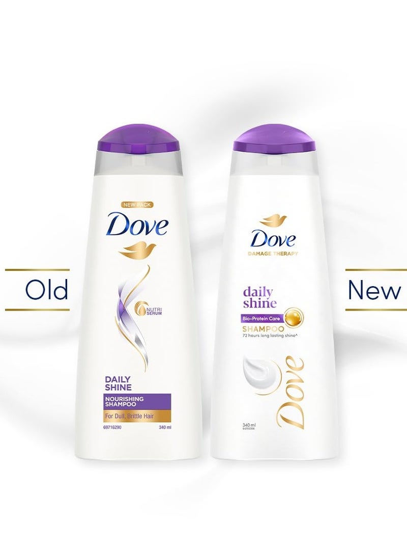 دوف شامبو دوف ديلي شاين أو شامبو تقوية الشعر الباهت والمتقصف يمنح الشعر نعومة وقوة - Image 4